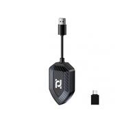 (White Icon)Wireless CarPlay & Android Auto Adapter - Plug and Play, Automatic Connection, Stable & Fast Performance for Any Car with Wired CarPlay