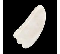 White Jade Crystal Energy Stone tradizionale Guasha Board for il massaggio della schiena del collo della spalla del corpo 1Pcs (Color : Triangule shape)