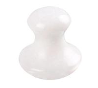 White Jade Mushroom Massager Tool Energy Stone GuaSha Scraping Back Relax Body Massage 1Pcs