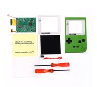White Lens GBP OSD Version RIPS LCD Backlight LCD Mod Q5 Screen & Pre-cut shell