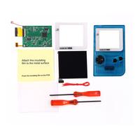 White Lens GBP OSD Version RIPS LCD Backlight LCD Mod Q5 Screen & Pre-cut shell