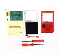 White Lens GBP OSD Version RIPS LCD Backlight LCD Mod Q5 Screen & Pre-cut shell