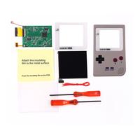 White Lens GBP OSD Version RIPS LCD Backlight LCD Mod Q5 Screen & Pre-cut shell
