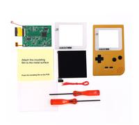 White Lens GBP OSD Version RIPS LCD Backlight LCD Mod Q5 Screen & Pre-cut shell
