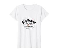 White Lie Humor: Allungare la verità dalla Nascita Maglietta, Donna, Bianco, XXL