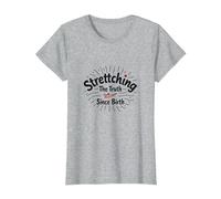 White Lie Humor: Allungare la verità dalla Nascita Maglietta, Donna, Grigio Melange, XL