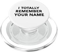 White Lie I Totally Remember Your Name Party Divertente Sarcastico PopSockets PopGrip per MagSafe