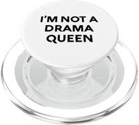 White Lie I'm Not A Drama Queen Comedy Party Sarcastica Donna PopSockets PopGrip per MagSafe