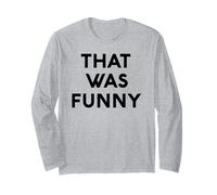 White Lie That Was Funny Comedy Party Sarcastico Stand Up Maglia a Manica