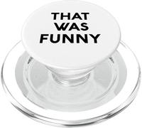 White Lie That Was Funny Comedy Party Sarcastico Stand Up PopSockets PopGrip per MagSafe