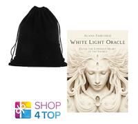 WHITE LIGHT Oracle Cards Deck Blue Angel Fairchild Gonzalez Con Borsa Nuova