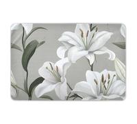 White Lily Grey Extra Large Riutilizzabile Training Pee Pad per bambini Impermeabile Sottostrato Anti-Lip Incontinenza Pad per bambini 132,1 cm L x 86,4 cm W