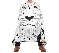 White Lion Face Donna Uomo Mantello Da Barbiere Tutta Lunghezza Mantellina Parrucchiere Professionale Mantella Taglio Capelli Per Tagliare I Capelli Acconciatura Parrucchieri 168X140Cm