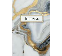 White Marble Hardcover Journal: Beautiful marble notebook ideal for a mom, daughter, glam-ma or anyone else that rocks! 120 pages