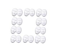 White Mask,12Pcs Full Face Mask Blank DIY Mask Dance Cosplay Party Plain Masquerade Paper Mask to D