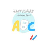 White Minimalist Alphabet Coloring Book