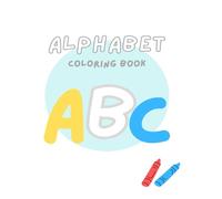 White Minimalist Alphabet Coloring Book Worksheet