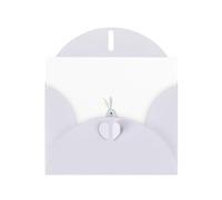 White MJHKXLJ - Biglietto di auguri perlato con stampa di coniglietto grigio che suona il flauto, busta inclusa, perfetto per Natale, compleanni, San Valentino, matrimoni e molto altro ancora