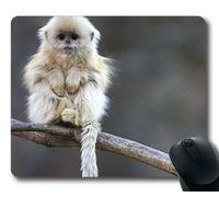 White Monkey Mouse pad personalizzato Tappetino per mouse Gaming Tappetino per mouse