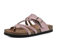 WHITE MOUNTAIN Hayleigh, Sandali Bassi Donna, Camoscio Blush, 37 EU