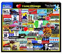 White Mountain I Love Chicago - 1000 Piece Jigsaw Puzzle