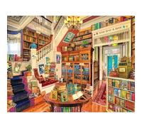 White Mountain Puzzle da 500 pezzi accoglienti libri biblioteca puzzle con pezzi grandi, regalo per adulti e famiglia, 45,7 x 61 cm, paradiso dei lettori