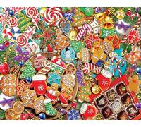 White Mountain Puzzles - Christmas Treats - Puzzle da 1000 pezzi per adulti, nonni e bambini