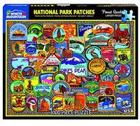 White Mountain Puzzles National Park Patches - Puzzle da 1000 pezzi