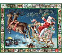 White Mountain Santa's Sleigh - 1000 Piece Jigsaw Puzzle