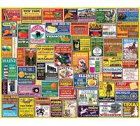 White Mountain State Trivia - Puzzle da 1000 pezzi, per adulti e famiglie