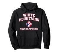 White Mountains New Hampshire (NH) Felpa con Cappuccio