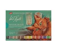 White Nights Nevskaya Palitra - Set di acquerelli professionali, 12 confezioni da 2,5 ml