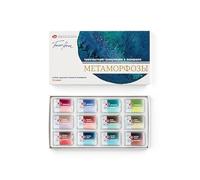 White Nights - Set di 12 colori per acquerello extra fine, 2,5 ml, ciotola completa