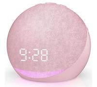White Noise Machine Baby: 25 suoni calmanti, altoparlante Bluetooth, 9 sveglia digitale, plug in bianco rumore bambino, 32 livelli di volume e 7 timer di memoria per bambini adulti