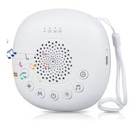 White Noise Machine Baby, addormentarsi bambino con 9 colori chiari, macchina audio portatile per adulti e bambini, 22 suoni, USB ricaricabile, 3 impostazioni timer