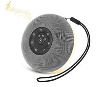 White Noise Machine Baby, macchina portatile per bambini con 39 musica per addormentarsi, batteria da 800 mAh con 3 timer, ricarica USB, bambini adulti