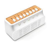 White Noise Machine con 8 suoni naturali, altoparlante Bluetooth 5.0 per dormire con timer, aiuto portatile per adulti e bambini, design antiscivolo e cavo di ricarica USB-C, per casa, ufficio, yoga