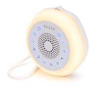 White Noise Machine con luce notturna, rumore bianco con 27 suoni, 8 effetti di luce, luce ambientale, sicurezza per bambini, 4 livelli di timer, controllo del volume, batteria da 1000 mAh, regalo per