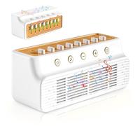 White Noise Machine, Dispositivo portatile per dormire con 8 suoni naturali, macchina per il sonno portatile, per adulti, altoparlante Bluetooth, timer intelligente a 3 livelli