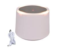 White Noise Machine Doppio Alimentatore con Suono Rilassante Timer a Tre Velocità Illuminazione LED Calda Comodino Music Box