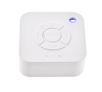 White Noise Machine - Macchina del suono con 9 suoni lenitivi naturali senza looping, macchina audio portatile con batteria potente, per bambini e adulti