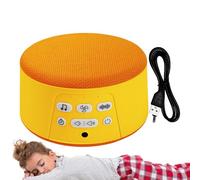 White Noise Machine, Portable White Sound Device, Rechargeable Gadget with Auto-Off Timer Function, Soothing Meditation Routines for Adults, Babies, Kids, 4.65x4.65x2.2 inches