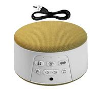 White Noise Machine, Sound Sleep Device, 4.65x4.65x2.2 Inches Portable Electronic Gadget, Rechargeable Soothing Tool with Auto Off Timer for Adults Baby Kids Meditation and Routine