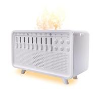 White Noise Night Light Humidifier, Sound Box White Noise Sleep Sound Machine, Portable Sleep Sound Sound Machine, Portable Sleep Sound Sound con 8 rumori ambientali per dormire, soggiorno, ufficio