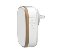 White Noise Sound Machine, 36 suoni rilassanti, tra cui suoni naturali lenitivi e rumore del sonno, altoparlante per casa, ufficio, hotel, WC, per viaggi portatili (bianco chiaro, piccolo)