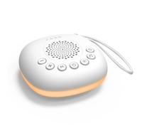 White Noise Sound Machine, macchina del suono portatile per dormire bambini, adulti e bambini, 20 suoni rilassanti da viaggio marrone/rosa rumore/ninna nanna, ricaricabile, timer, memoria e luce