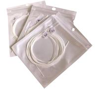 White Nylon Ukulele Strings, 4Pcs Set, Standard Size Replacement Strings for Tenor and Soprano, Ukulele Accessory, String Set with Smooth Play Design, Musical Instrument for 21 23 26 Inch Ukelele5