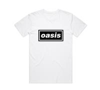 White Oasis Logo Liam Noel Gallagher ufficiale Uomo maglietta unisex