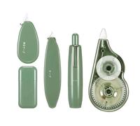 White Out, nastro correttore | Set di 5 correttivi estetici - Nastro correttivo colore macaron pulito, nastro adesivo antistrappo facile da usare per scrivere sbagliate