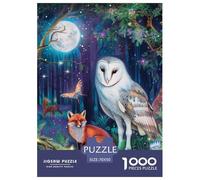 White Owl Puzzle 1000 Pezzi Educa Per Adulti E Bambini Dai 12 Anni, Gioco Di Famiglia, Regalo Creativo Per Il Relax Per Uomini E Donne 70x50cm/1000pcs